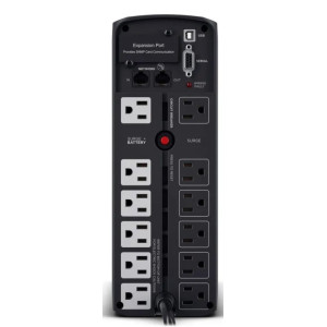 CyberPower CP1500PFCLCD Mini-Tower UPS, UL Rated, Energy Star certified, 12× NEMA 5-15R